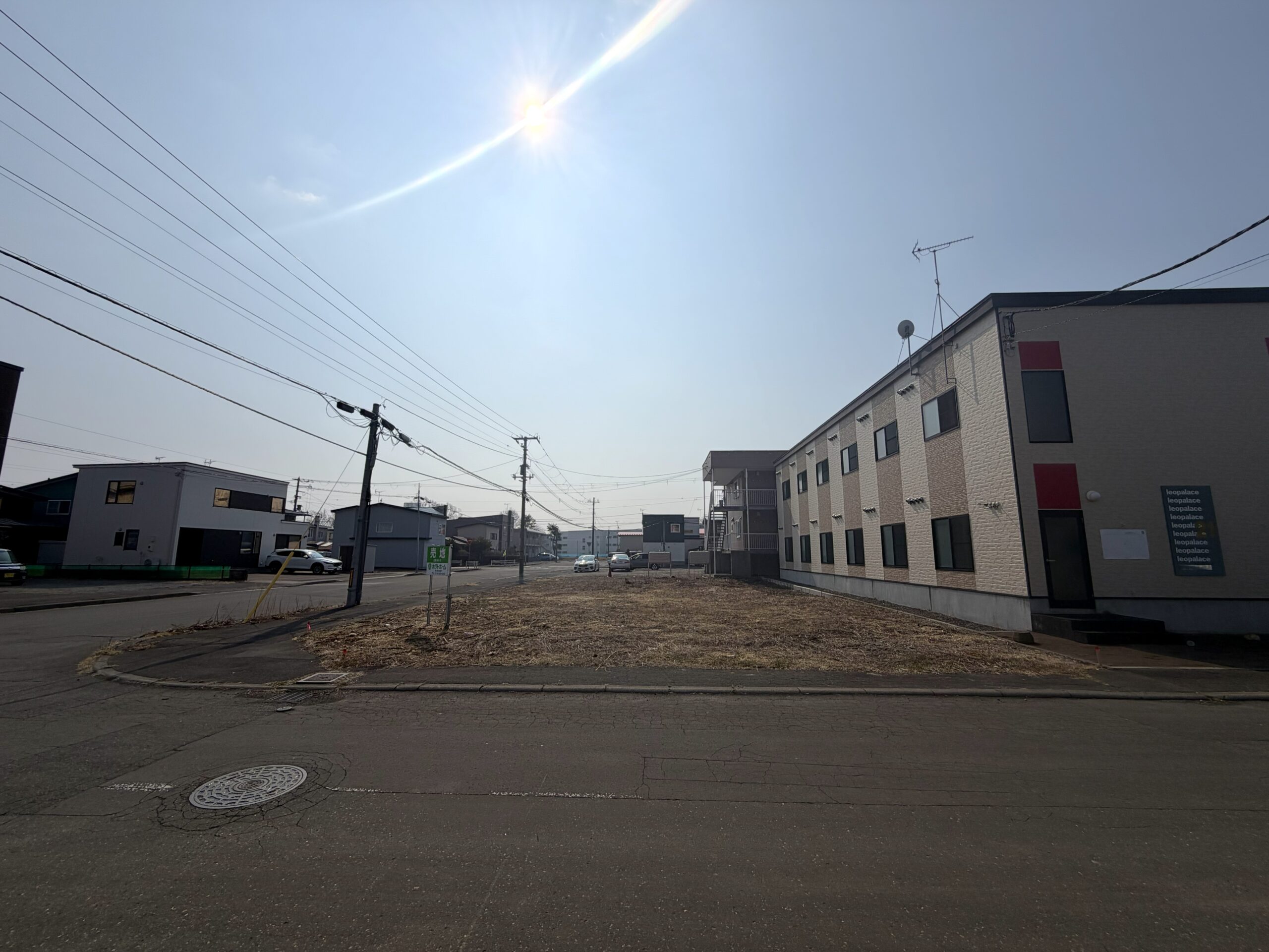 【分譲中】苫小牧市売地 双葉町1丁目（北東角地）